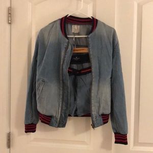 American Eagle Jacket and Shorts Denim Set